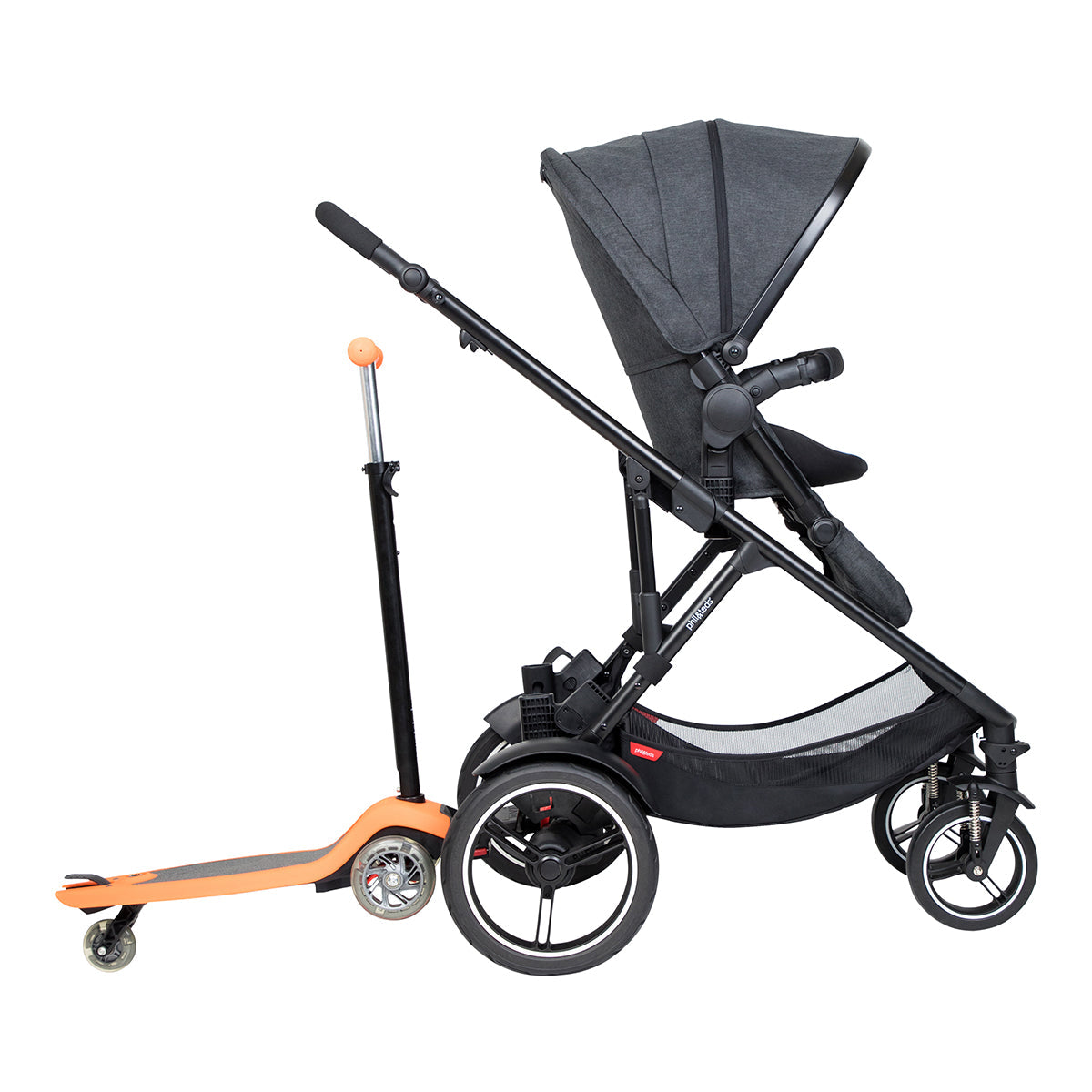 Phil&Teds Voyager Uptown Inline Convertible Stroller