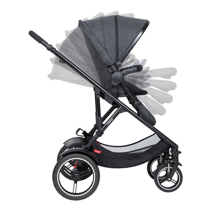 Phil&Teds Voyager Uptown Inline Convertible Stroller