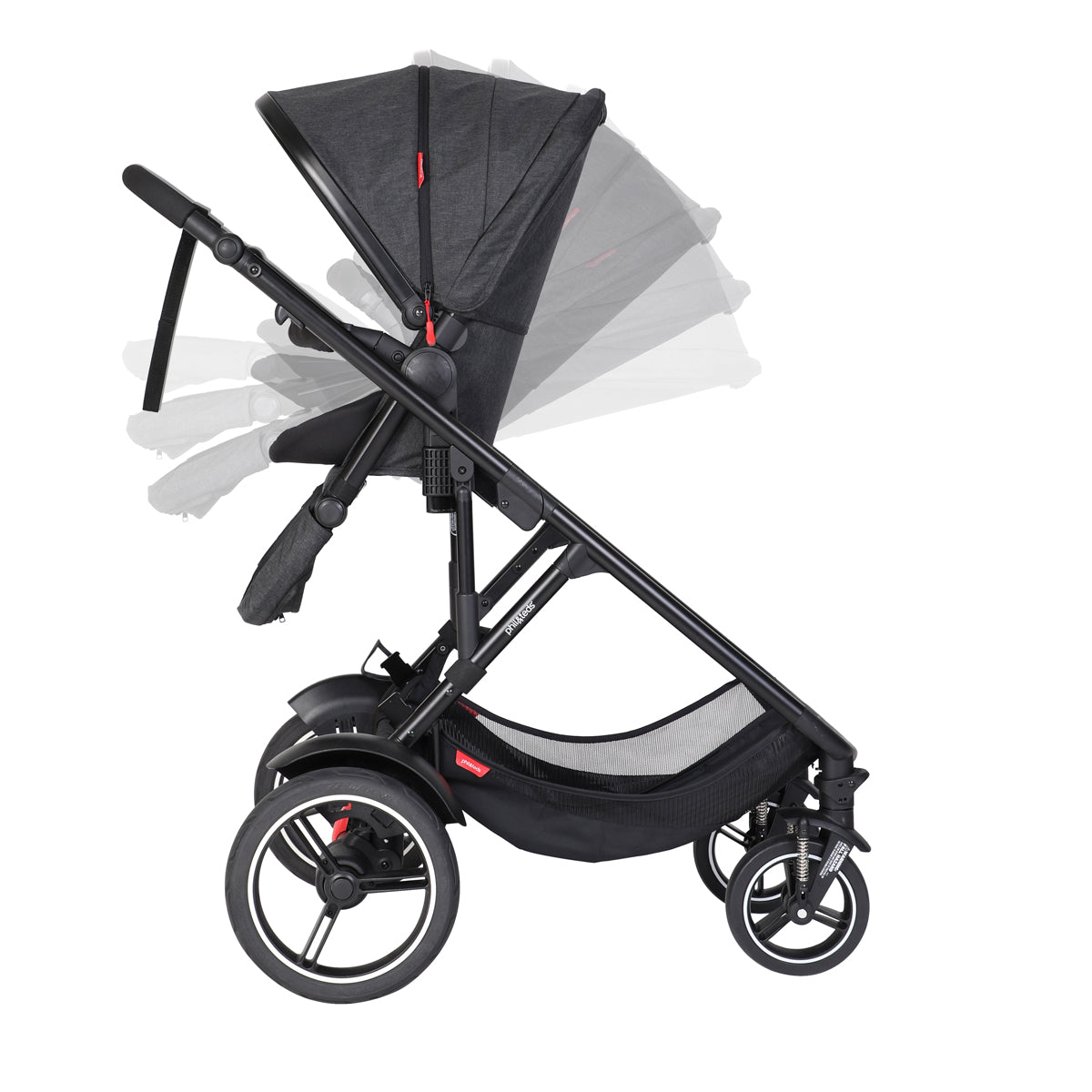 Phil&Teds Voyager Uptown Inline Convertible Stroller