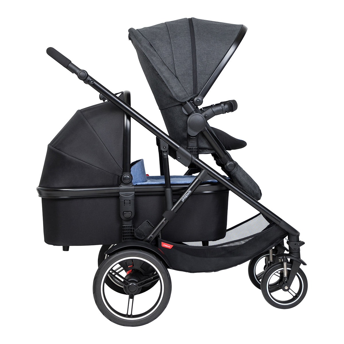 Phil&Teds Voyager Uptown Inline Convertible Stroller