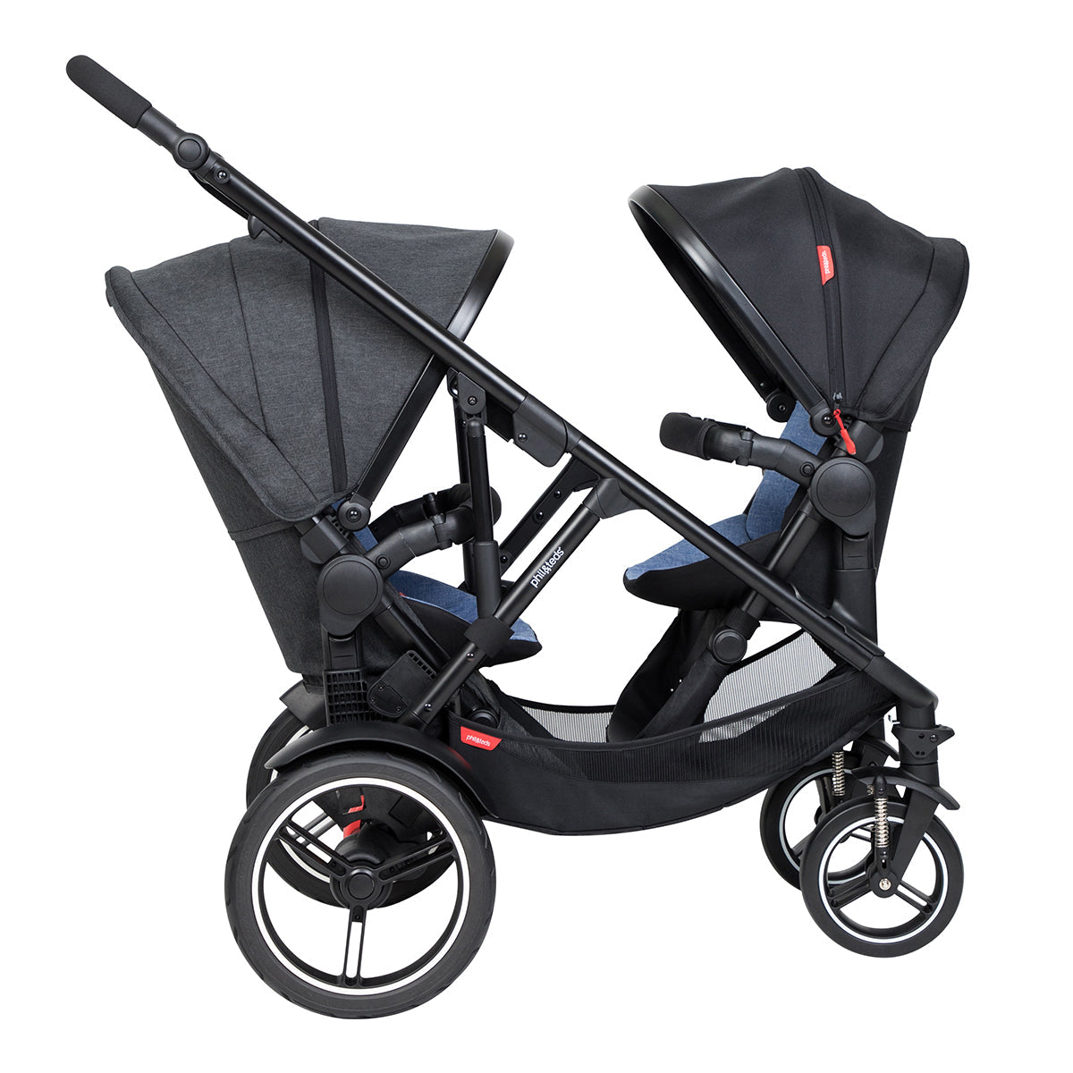 Phil&Teds Voyager Uptown Inline Convertible Stroller