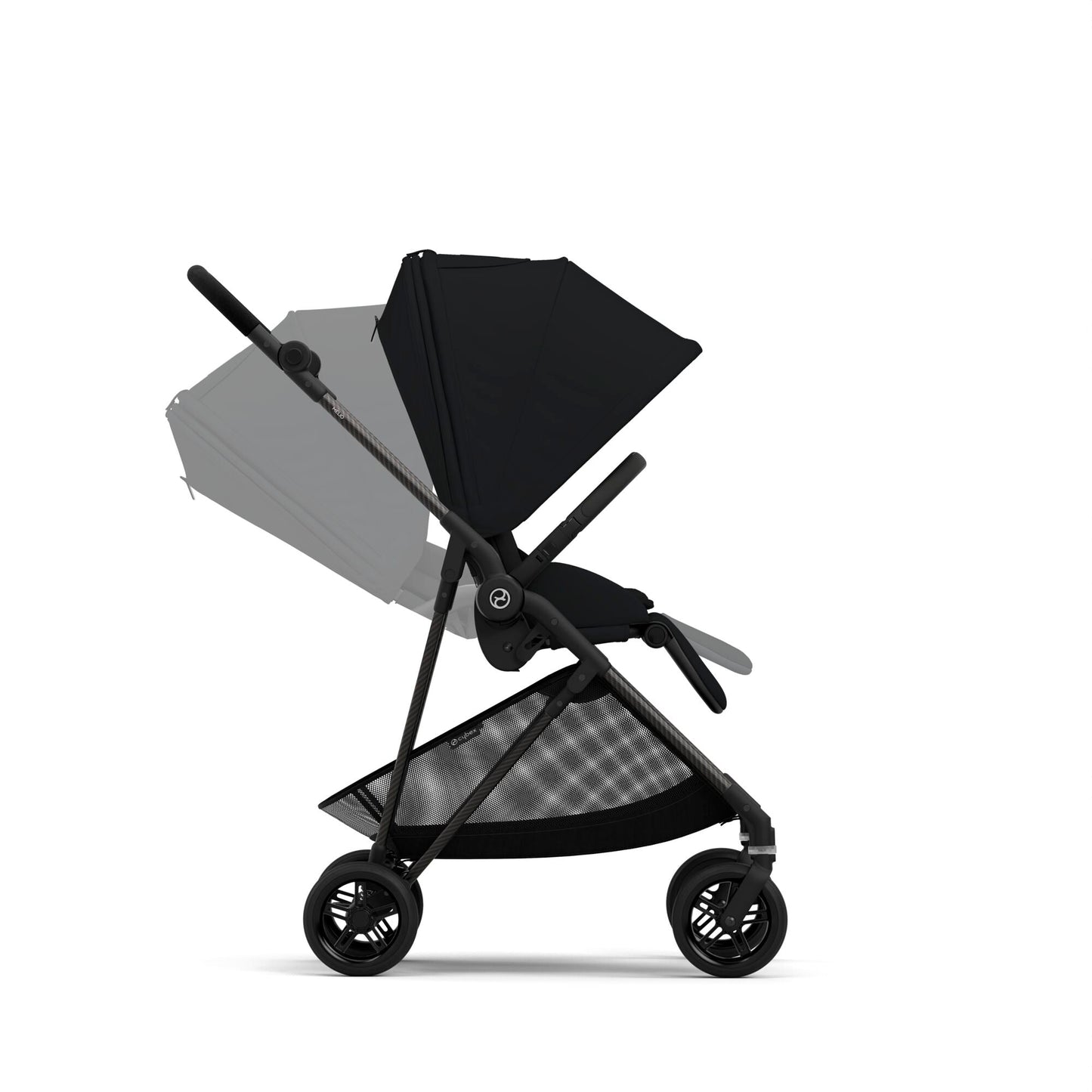 Cybex Melio Carbon 3 Stroller with Aton G SensorSafe Travel System