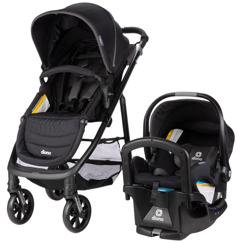 Diono Quantum 4 3-in-1 Travel System with LiteClik 30 R SafePlus Infant Car Seat & Base