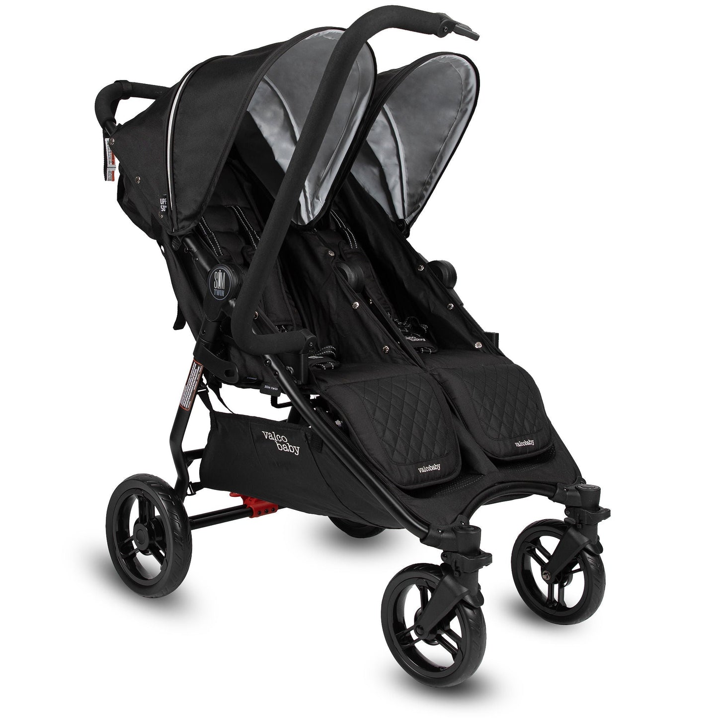 Valco Baby Slim Twin Double Stroller With Bumper Bar - Sport Edition