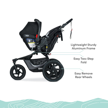 BOB Gear Revolution Flex 3.0 Travel System with B-Safe Gen2 Infant Car Seat