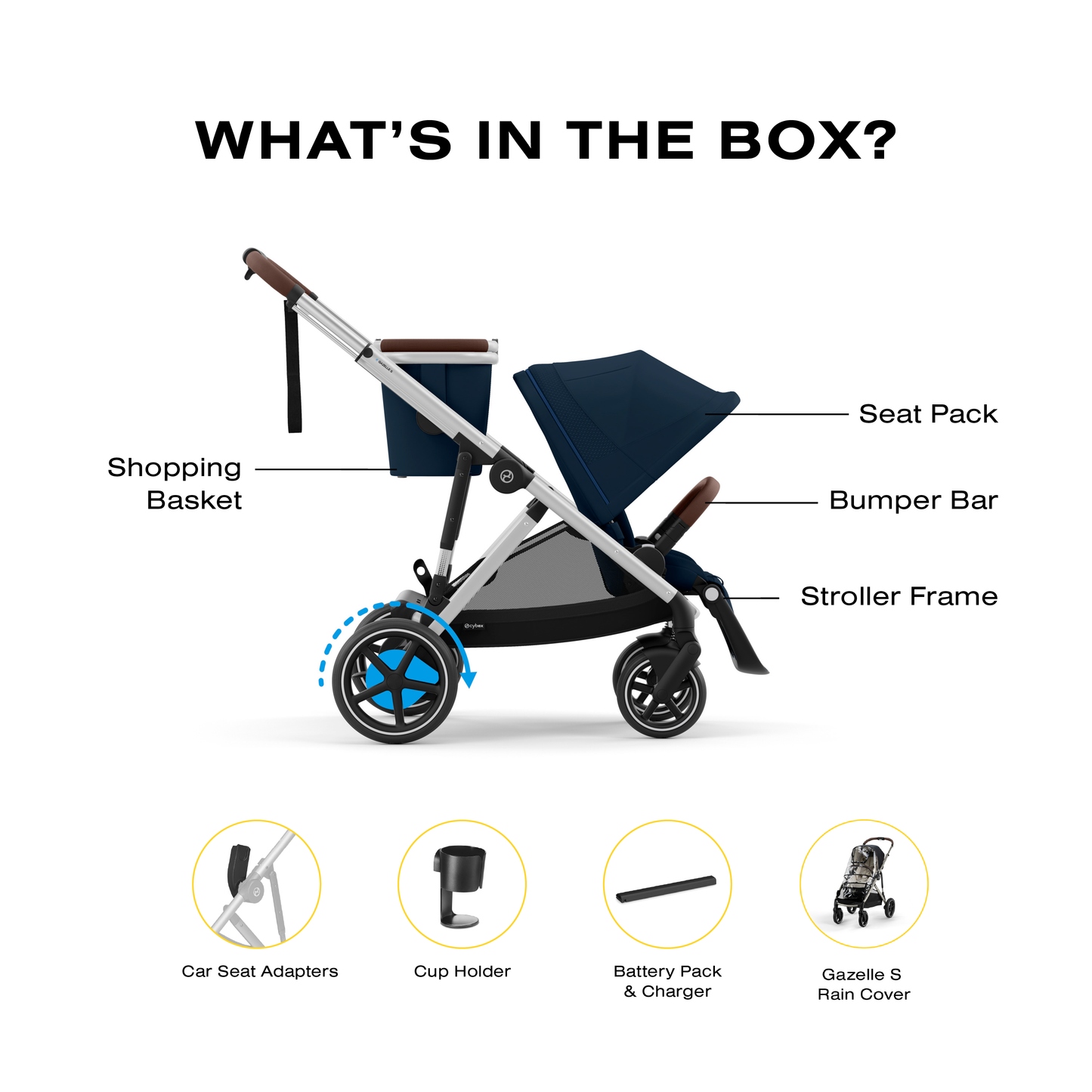 Cybex Gold E-Gazelle S Electronic Assist Stroller