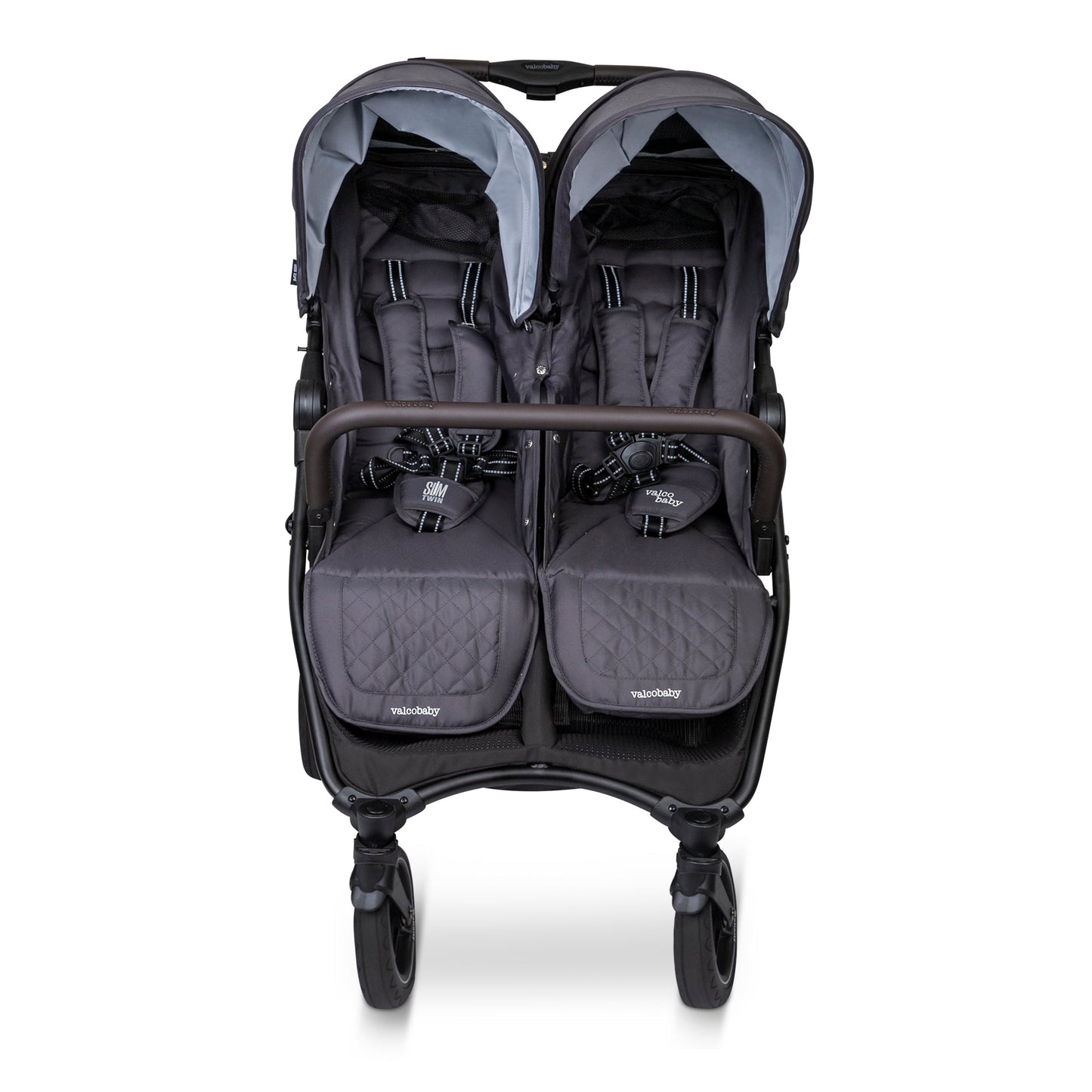 Valco Baby Slim Twin Double Stroller With Bumper Bar - Sport Edition