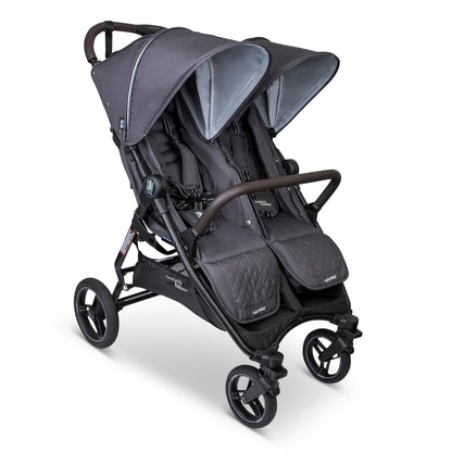 Valco Baby Slim Twin Double Stroller With Bumper Bar - Sport Edition