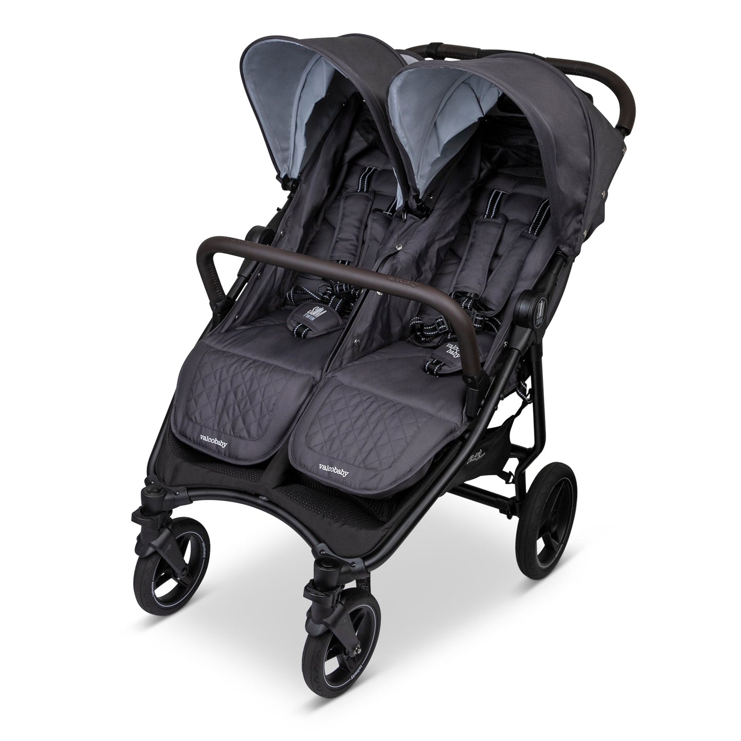 Valco Baby Slim Twin Double Stroller With Bumper Bar - Sport Edition