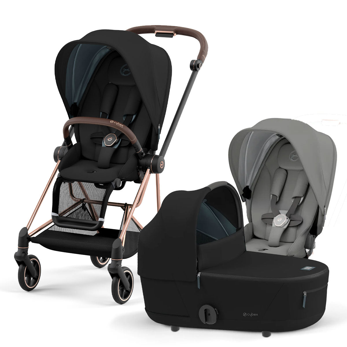 Cybex Platinum Mios 3 Stroller Combo