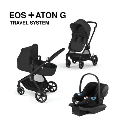 Cybex EOS 5-in-1 Travel System Stroller + Lightweight Aton G Infant Car Seat