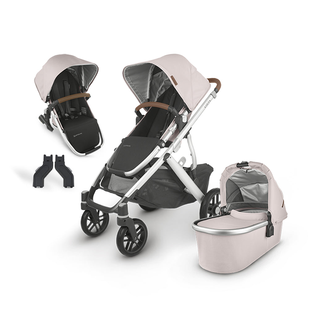 UPPAbaby Vista V2 Full Size Double Stroller Bundle