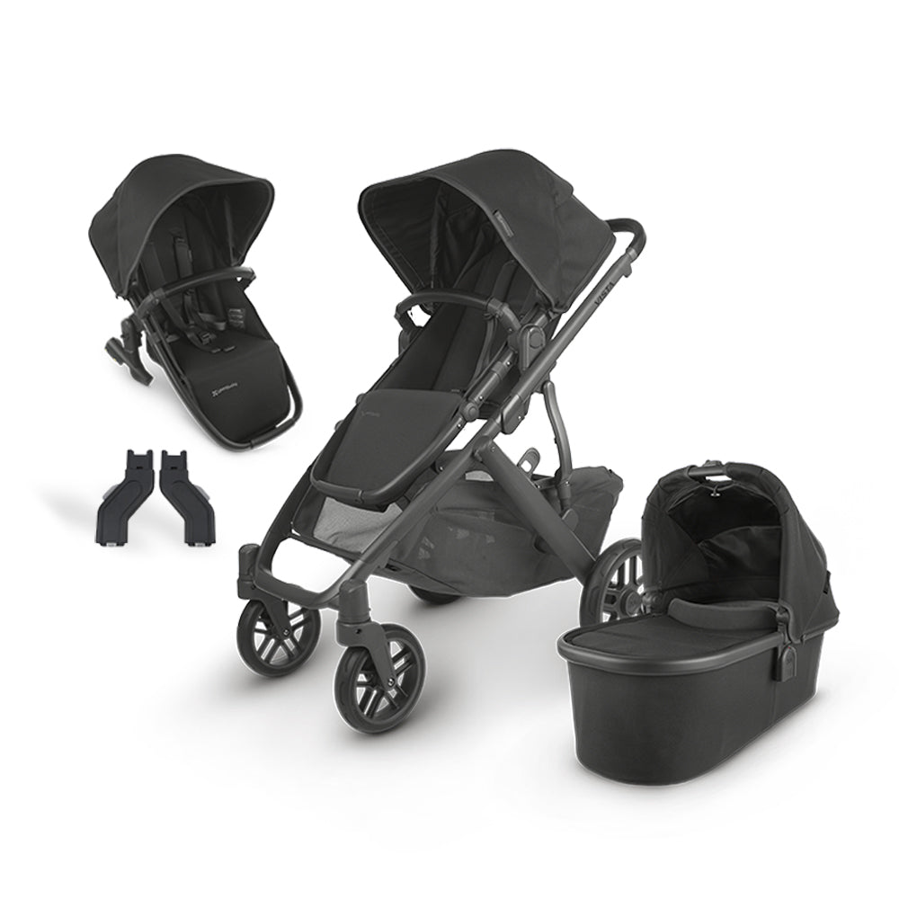 UPPAbaby Vista V2 Full Size Double Stroller Bundle