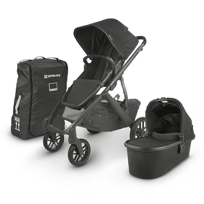 UPPAbaby Vista V2 Stroller and Travel Bag Bundle