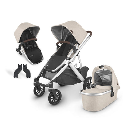 UPPAbaby Vista V2 Full Size Double Stroller Bundle