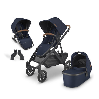 UPPAbaby Vista V2 Full Size Double Stroller Bundle