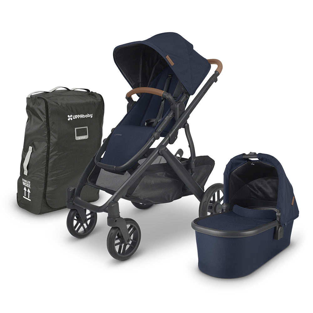 UPPAbaby Vista V2 Stroller and Travel Bag Bundle