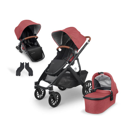 UPPAbaby Vista V2 Full Size Double Stroller Bundle