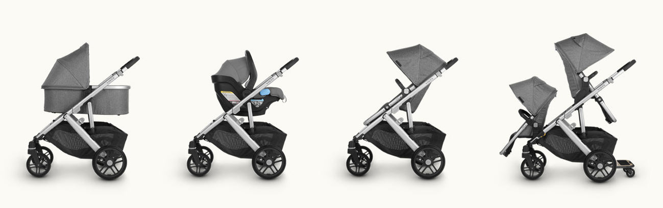 UPPAbaby Vista V2 Stroller and Travel Bag Bundle